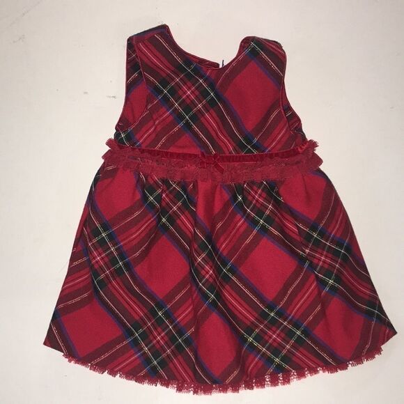 Bundle Sale 3 for $15 | The Children’s Place | 2 pc Plaid Dress | 6-9 months - Picture 4 of 13